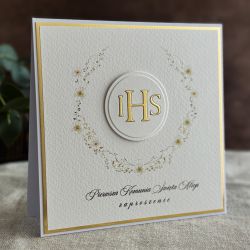 Ręcznie robione zaproszenia komunijne, 51A