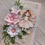 Kartka urodzinowa z wróżką dla dziewczynki - detale