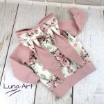 Bluza r.116 i 122 bukieciki - Bluza z kapturem i uszami