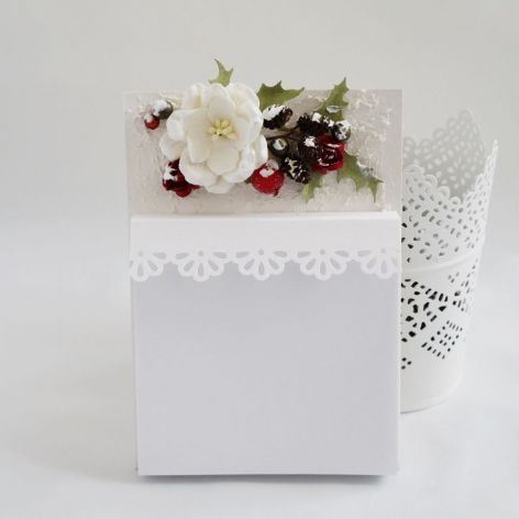 Zimowy magnes na lodówkę #1