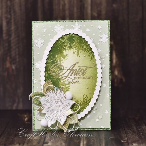 Anioł pasterzom mówił - z poinsettią