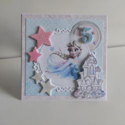 Kartka urodzinowa ELSA Kraina Lodu Frozen 