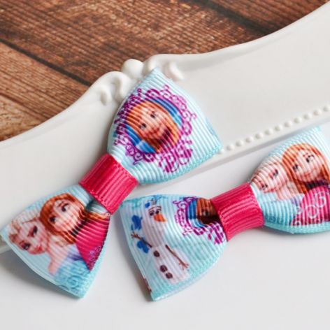 FairyBows spinki kokardki 2 szt FROZEN elsa
