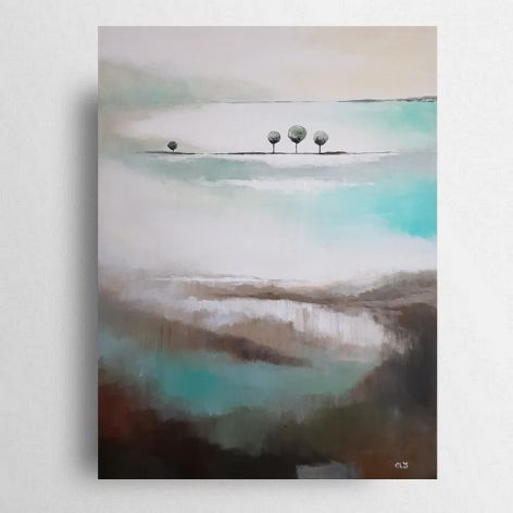 Drzewa-obraz akrylowy formatu 80x60 cm