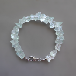 Bransoletka z naturalnych Akwamarynów "Sea"