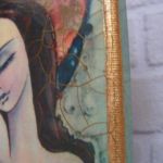 Obrazek na płótnie - "Anioł Cierpliwości" - widok z boku