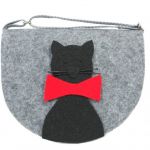 Mała torebeczka z kotkiem, portfel i opaska - kot
