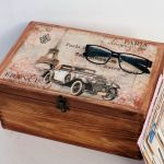Kufer Retro - Stare Auta - pudełko wspomnień