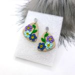 „MILDRED” kolczyki z glinki polimerowej - „MILDRED” kolczyki z glinki polimerowej