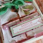 Kartka uniwersalna - Fioletowy kwiat - 