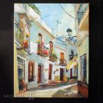 Hiszpańska uliczka - architektura w malarstwie