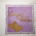 Kartka ślubna-dwa serca - kartka slubna handmade