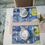 Zestaw 4 dużych podkładek na stół, van Gogh - null