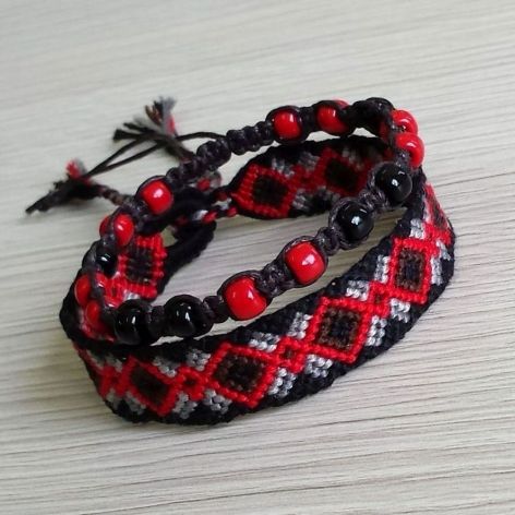 Zestaw "black, red and brown"