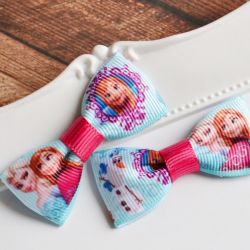 FairyBows spinki kokardki 2 szt FROZEN elsa