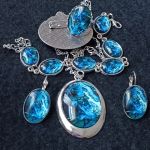 Górski strumień - komplet biżuterii - Górski strumień-komplet biżuterii