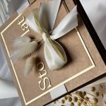 Urodzinowa elegancka kartka w pudełku - 