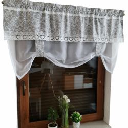 Lambrekin panel jedna falbana folk