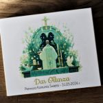 Pudełko na Dar Ołtarza - Pierwsza Komunia Św. - Pudełko na dar ołtarza, personalizowane pudełko na ofiarę od dzieci i rodziców z okazji Pierwszej Komunii Świętej