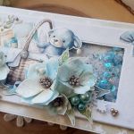 Kartka z shakerem dla chłopczyka - Z boku