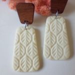 "Dafne" v.3 - kolczyki z gliny polimerowej. - styl boho