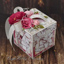 Romantyczny różany box ślubny