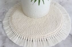 Podkładka na stół,boho,okrągła podkładka,40cm
