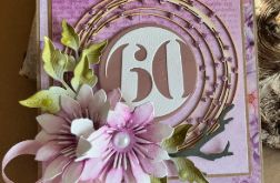 132,kartka na 60-te urodziny w pudełku
