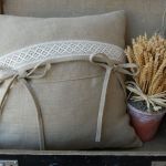 Rustykalne lniane poszewki na poduszki - 