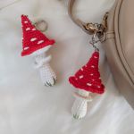 Brelok muchomorek, Brelok do kluczy, Brelok grzybek, Brelok na prezent - 