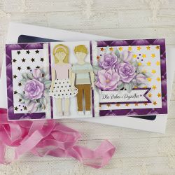 Kartka na Dzień Babci i Dziadka z dziećmi