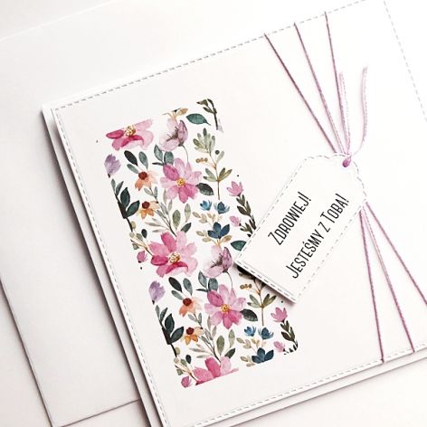 Kartka z życzeniami zdrowia Jesteśmy z Tobą