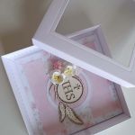 Kartka w pudełku Komunia Święta 6 - Kartka w pudełku Komunia Święta 6