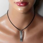 Piasek - metalowy wisiorek (2311-09) - Metalowa biżuteria