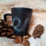 Ręcznie malowany bałwanek gwiezdny pył i gwiazdka - Ręcznie malowane