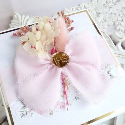 Pamiątka komunijna w drewnianym pudełku 610