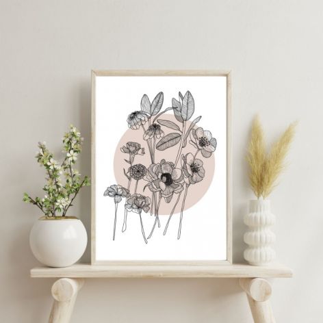 Plakat Flower 1.0 50x70cm