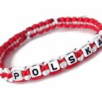 Bransoletka sznurkowa Polska patriotyczna - Bransoletka