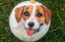 Bombka kolekcjonerska choinkowa - Jack Russell terrier (10cm)