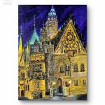 Wrocław Rynek,  obraz akrylowy na płótnie,  30x40x1cm  - 