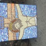 Mozaika Jezus - Mozaika Jezus w koronie cierniowej