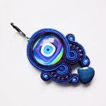 Oko Proroka kolczyki sutaszowe - 