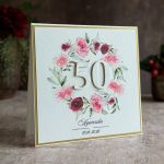 Kartka na 50 urodziny z personalizacją, BH 21 - Kartka na 50 urodziny