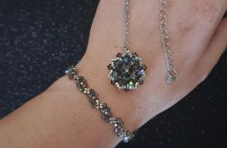 Bransoletka i Naszyjnik "Black Diamond"