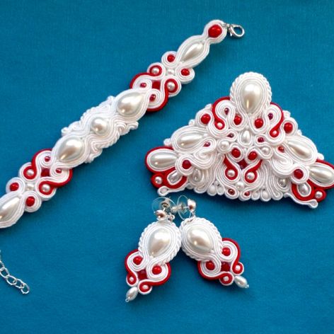 Komplet Biel & Czerwień Zamówienie dla Katarzyny