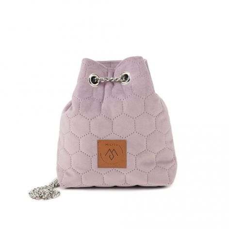 Mały worek Mili Glam Bag 2 - różowy