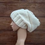 Kremowa czapka czapa  - 