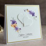 Kartka ślubna w ozdobnej kopercie, WA 63a - Kartka ślubna w ozdobnej kopercie