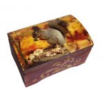 Kuferek z wiewiórką - szkatułka z wiewiórką