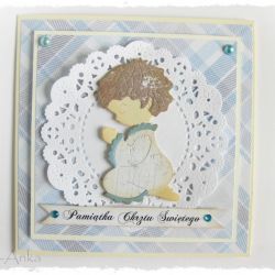 Kartka na Chrzest dla chłopca
